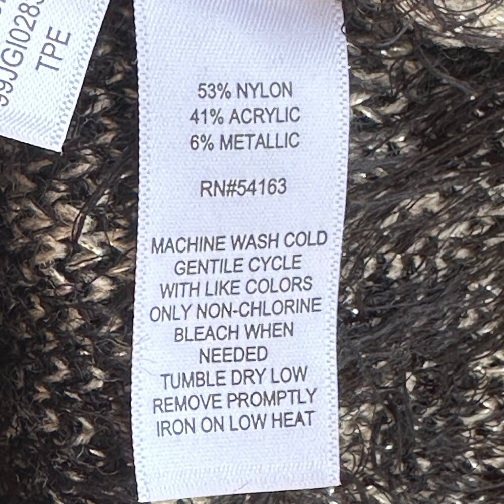 Marc New York Women’s XL Sweater SOFT Thick Fur Feel Long Sleeve Animal Print - Picture 8 of 11